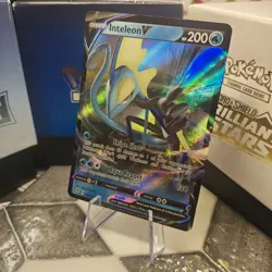 Pokemon INTELEON V 049/192 Rebel Clash - ULTRA RARE HOLO - MINT - Image 2