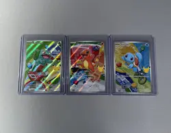 Pokemon First Partner Illustration Collection Kanto Starter Set Series 1 Promos - Image 1