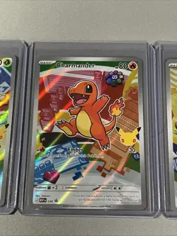 Pokemon First Partner Illustration Collection Kanto Starter Set Series 1 Promos - Image 3