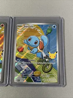 Pokemon First Partner Illustration Collection Kanto Starter Set Series 1 Promos - Image 4