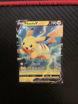 Pikachu V SWSH063 Sword & Shield Black Star Promo Pokemon TCG NM - Image 1