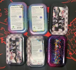 Pokemon Mini Tins Empty Lot Of 6 - Image 2
