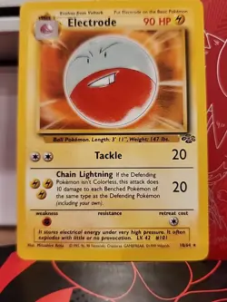 Electrode - NM Non Holo Rare - Vintage 18/64 English Jungle Pokemon Card - Image 1