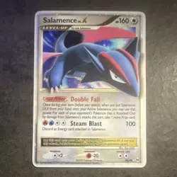 Pokemon Salamence LV.X 98/99 Platinum Level Up Rare Holo LV.X 160 HP 100 - Image 1