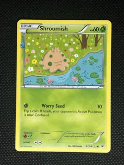 Pokemon Shroomish Common RC2/RC32 Generations Radiant Collection Basic 60 HP - Image 1