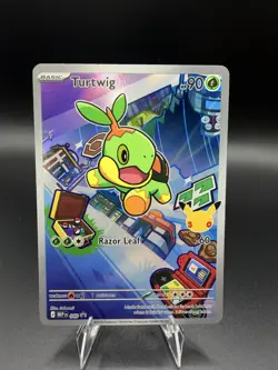 Pokemon TCG - Turtwig - First Partner Illustration Promo 040 30th Anniversary - Image 1