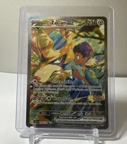 Pokemon TCG Hop's Zacian EX 186/159 Journey Together Special Illustration Rare - Image 1