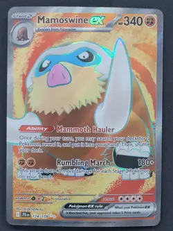 Mamoswine ex 174/159 Ultra Rare Journey Together Pokemon TCG - Image 1