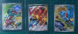 Pokemon TCG First Partner Promos - Bulbasaur 037 - Charmander 038 - Squirtle 039 - Image 1
