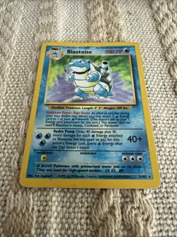 Pokemon Blastoise Base Set 2 2/102 Holo Rare - Image 1