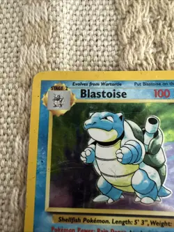 Pokemon Blastoise Base Set 2 2/102 Holo Rare - Image 4