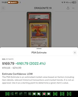 Pokemon TCG PSA 6 Dragonite 19/62 Fossil 1st Edition Regular WOTC Vintage 1999 - Image 4
