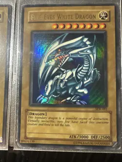 LOT OF 6 Blue-Eyes White Dragon YUGIOH CARDS ! - Image 5