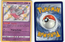 HATTERENE SV056/SV122 RARE SHINY SHINING FATES SHINY VAULT POKEMON LP - Image 1