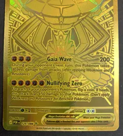 Pokemon TCG Mega Zygarde EX 124/088 MEGA EX Full Art Foil English 310 HP **GOLD* - Image 4