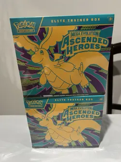 Pokemon Ascended Heroes ETB Sealed (Lot Of 2) - Image 1