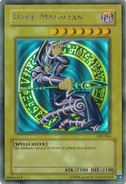Yugioh! HP Dark Magician - SDY-006 - Ultra Rare - Unlimited Edition Heavily Play - Image 1