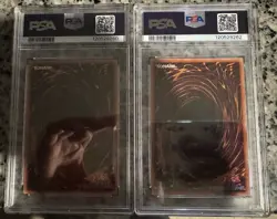 (2 Card Lot) 2023 Yugioh! JPN Cosmic Quasar Dragon DUNE-JP037 Super Rare PSA 9 - Image 2