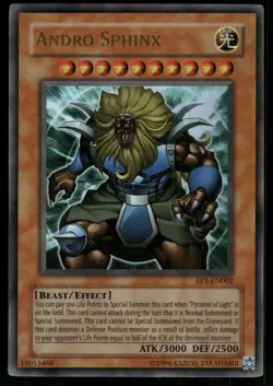 Andro Sphinx Ultra Rare Yu-Gi-Oh! Movie Exclusive Pack EP1-EN002 NM - Image 1