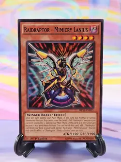 Yu-Gi-Oh TCG Card | Raidraptor - Mimicry Lanius MP16-EN015 First Edition - Image 1
