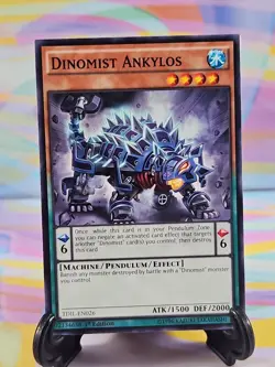 Yu-Gi-Oh TCG Card | Dinomist Ankylos TDIL-EN026 First Edition - Image 1
