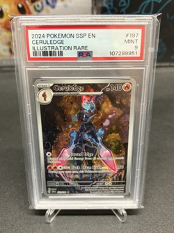 Pokemon TCG Ceruledge #197/191 Illustration Rare - Surging Sparks SSP EN PSA 9 - Image 2