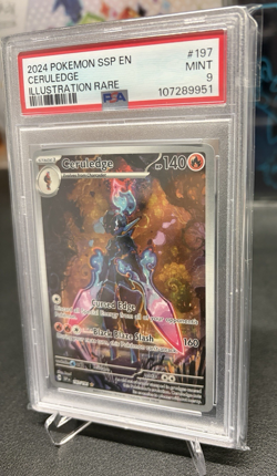 Pokemon TCG Ceruledge #197/191 Illustration Rare - Surging Sparks SSP EN PSA 9 - Image 3
