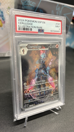 Pokemon TCG Ceruledge #197/191 Illustration Rare - Surging Sparks SSP EN PSA 9 - Image 4