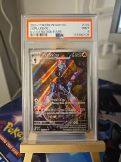 Pokemon TCG Surging Sparks Ceruledge Illustration Rare Card 197/191 PSA 9 - Image 1