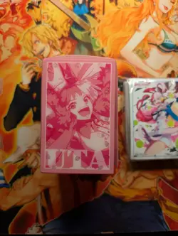 One Piece Uta Deck Box And Matching 70 Count Sleeves Opened/Not Used - Image 2