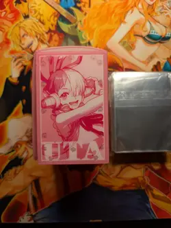 One Piece Uta Deck Box And Matching 70 Count Sleeves Opened/Not Used - Image 3
