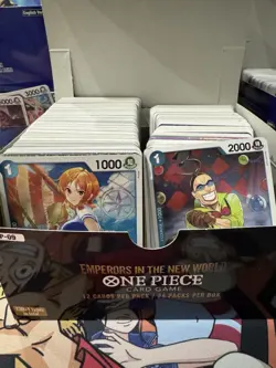 One Piece TCG Bulk Lot 100 Cards + 10 Foil Near Mint - Image 3