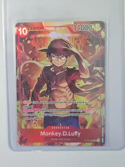 Monkey.D.Luffy ST10-006 One Piece Promo Super Rare Foil 11000 Power - Image 1