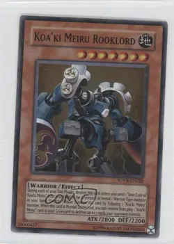 SR - Koa'ki Meiru Rooklord Unlimited YuGiOh Stardust Overdrive #SOVR-EN028 2009 - Image 1