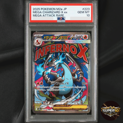 PSA 10 Mega Charizard X ex MA 223/193 M2a MEGA Dream ex Pokemon Card Japanese - Image 1