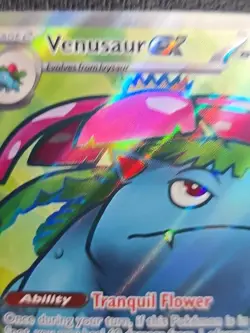 Pokemon Venusaur EX Holo Ultra Rare TCG Card 182/165 Scarlet & Violet 151 - Image 4
