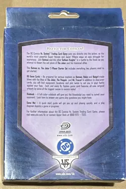 DC VS System Trading Card Game 2Player Starter Deck Batman Vs. Joker NEW SEALED - Image 3