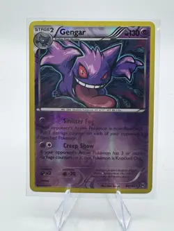Pokemon Gengar TCG Reverse Holo Rare Card XY Breakthrough 60/162 LP - Image 1