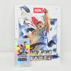 Street Fighter 2: Champion Edition Promo Card PSA Magazine Exclusive Pack SEALED - Image 1