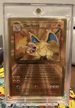 Pokemon Charizard Metal Holo Promo Card 004/102 Miscellaneous Set English - Image 1