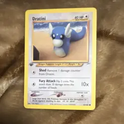 Pokemon Neo Destiny Dratini & Light Dragonair 2-Card Lot English - Image 1