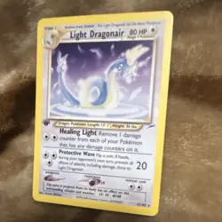 Pokemon Neo Destiny Dratini & Light Dragonair 2-Card Lot English - Image 2