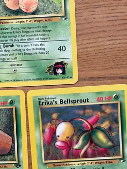 Pokemon Gym Heroes- Erika's 3 card lot- 1999 WOTC - Image 2
