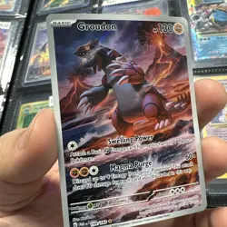 Groudon 199/182 SV04: Paradox Rift Holo Pokemon TCG Card - Image 2
