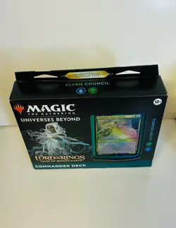 Magic: The Gathering Lord of the Rings Commander Deck Elven Council light wear - Image 5