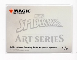 2025 MTG Spider-Man Art Series Spider-Woman, Stunning Savior #51/54 - Image 2