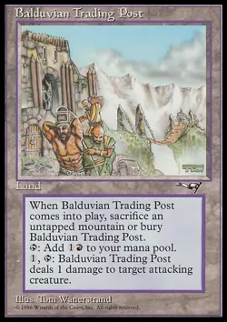 Balduvian Trading Post x1 1x Alliances HP MTG - Image 1