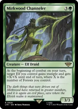 Mirkwood Channeler 0828 MTG LTR Rare NP - Image 1