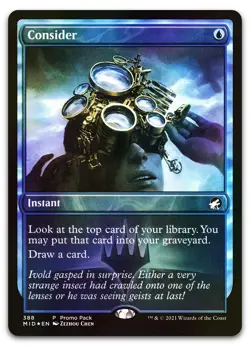 Consider #388 (Foil) (NM) Midnight Hunt PPMID Magic MTG - Image 1