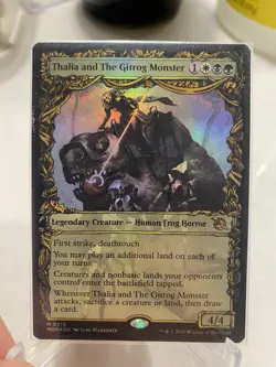 Thalia and The Gitrog Monster Showcase March of the Machine MTG NM Foil - Image 2